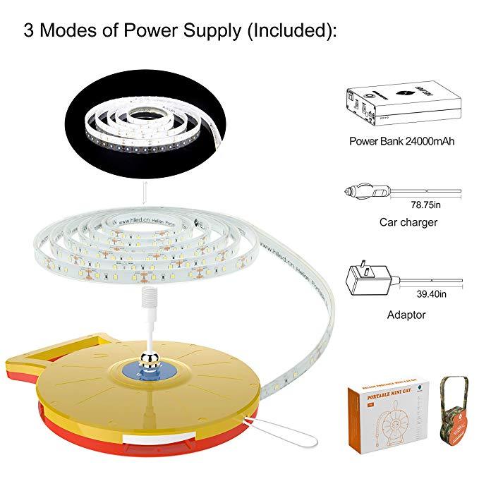 LED STRIP LIGHT WITH POWER BANK
