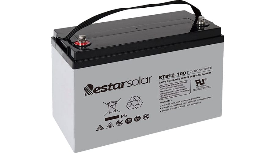 solar gel battery, 100amh