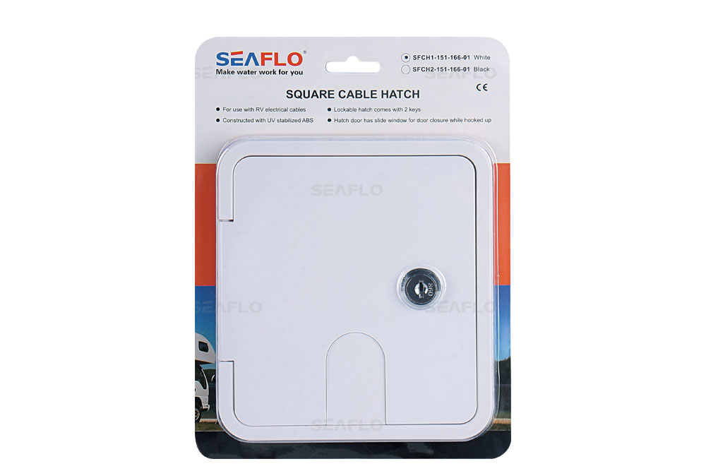 Square cable hatch Size: 151x166mm;106x121mm3
Color: white 